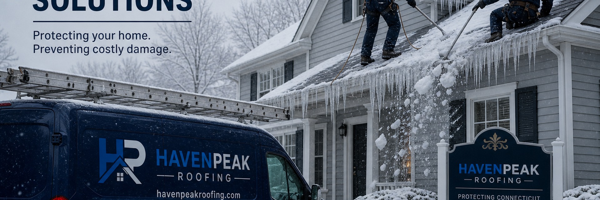 HavenPeak Roofing Ice dam concerns crew in Connecticut